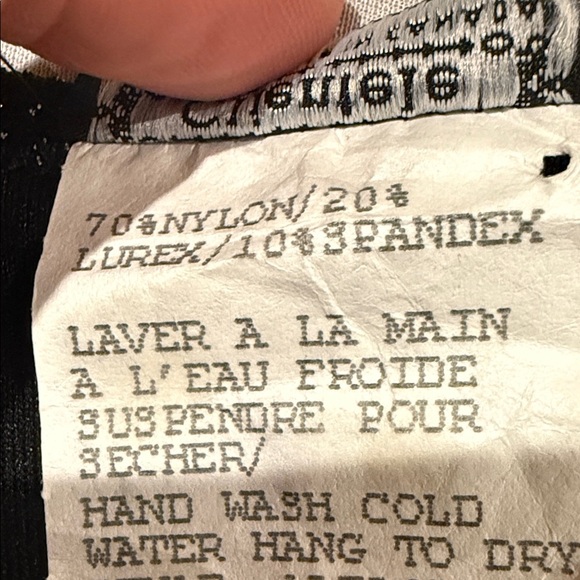 Clientele Blouse Black Shimmer Women's Top Size 1X - Picture 11 of 12